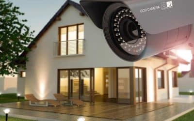 Imagen que representa la solución CCTV de cámara seguridad casa implementada por Total Redes.
